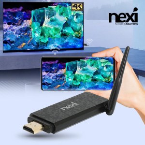 [NEXI] 넥시 4K HDMI 무선 MHL 동글이 스마트폰 핸드폰 화면 TV연결 미러링 미라캐스트 (NX1319)