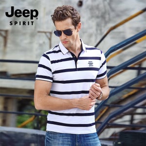 지프 스피릿 남성 반팔 카라티 0078