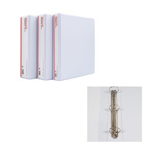 A4 투명 포켓 백색 3공 O링 바인더 3cm 5cm 7cm 링바인더