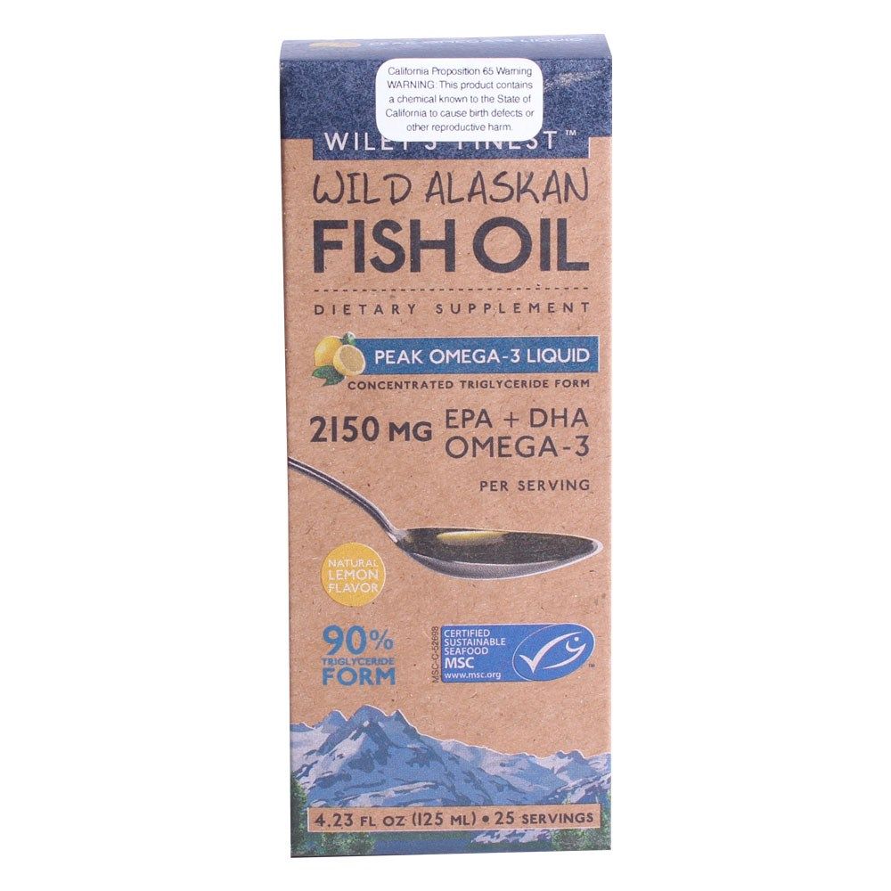 와일리즈파이니스트 와일드 알래스칸 <b>리퀴드</b> <b>피쉬 오일 피크</b> 오메가-3