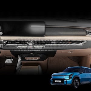 EV9 튜닝 센터페시아 송풍구 무광 카본