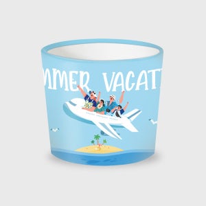 [유광] 10,13온스 에어 홀더 - 여름휴가(비행기) (1Box_500ea)