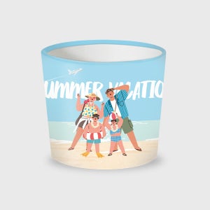 [유광] 10,13온스 에어 홀더 - 여름휴가(해변) (1Box_500ea)