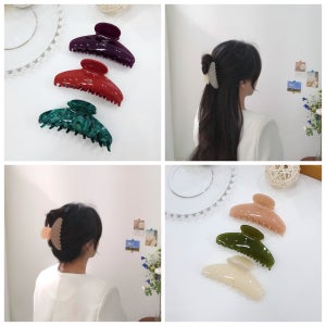 Barrette la France 11cm전체 올림머리 프랑스반머리 대형 머리헤어 집게핀