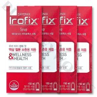 데이요닉스 아이로픽스 시럽 150ml X 4박스 아기 철분제 어린이 철분제 액상 철분제