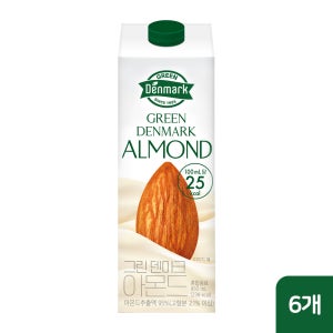 동원 그린덴마크 우유 두유 아몬드, 950ml, 6개