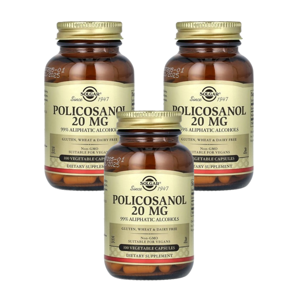 솔가 <b>Policosanol 20mg</b> 100정 3개 세트