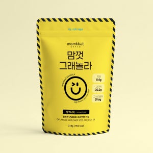 [2+1] 수제 무설탕 비건 저당 다이어트 시그니처 고단백 그래놀라 210g 맘껏푸드랩