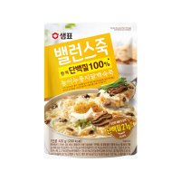 샘표 밸런스죽 능이누룽지 닭백숙죽 420g