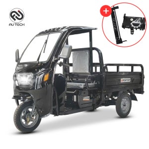 AU테크 에코로 E포터 삼륜 3륜 세발 운반차 농업용 어르신 전동 스쿠터 운반용 전동차 전기차 화물차 60V 20A / 32A