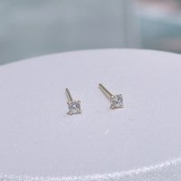 미니골드 14k 베이직 라운드 2mm 귀뚫이 귀걸이 ENOM4153