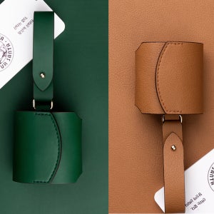 비유어산타 버즈 버즈2 프로 라이브 가죽 스트랩 일체형 케이스