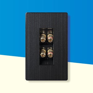 스위치 콘센트 매입 매립 DS이엘씨 동서 바나나 D4 블랙 오디오 2구