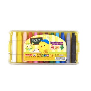 노랑병아리 크레용 크레파스 12색