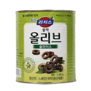 블랙올리브슬라이스3kg 최저가 가성비상품