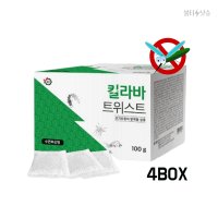 킬라바트위스트 살충제 모기유충 해충 잔류성살충제 100g 4박스