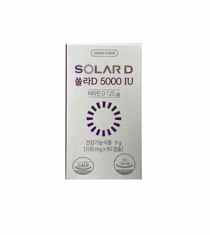 <b>그린스토어</b> 쏠라D 5000IU 60캡슐
