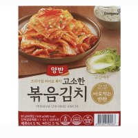 동원 양반 고소한 볶음김치 80g x 8입