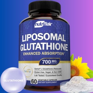 뉴트리플레어 리포좀 글루타치온 세트리아 700mg 60캡슐 인지질 코팅 리포즘 리포조말