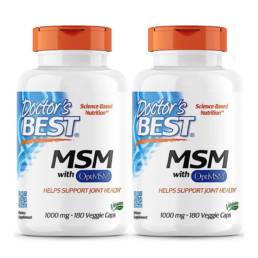 닥터스베스트 <b>MSM with OptiMSM 1000mg</b> 180정 2개