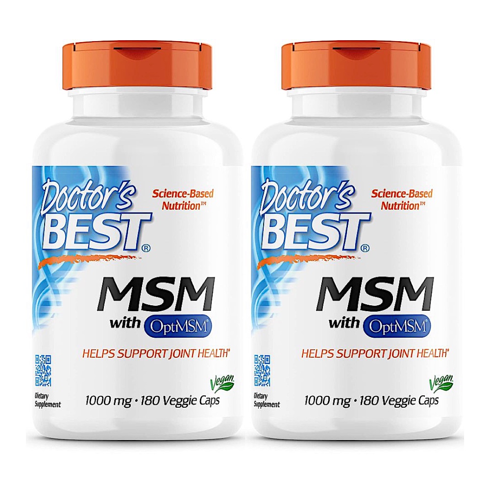 닥터스베스트 <b>MSM with OptiMSM 1500mg</b> 120정 2개