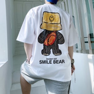 클라쓰업 아이스 분또 오버 스마일 반팔티 7085