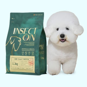 아이누 강아지 사료 인섹트온(곤충사료), 1.2kg, 1개