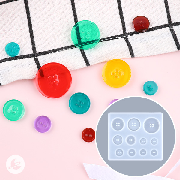 단추 몰드 레진 아트 공예 재료 RM248