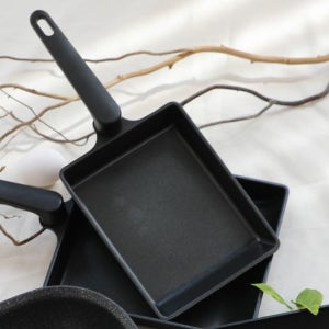 키친아트 휴브 인덕션 사각팬 소 계란말이팬 계란후라이팬