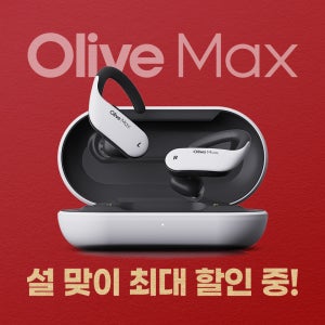 의료기기 인증 블루투스 충전식 보청기 올리브 맥스