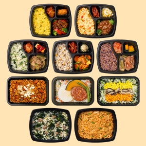 냉동도시락 10종 10팩 저칼로리 직장인 간편식 아침 점심 저녁