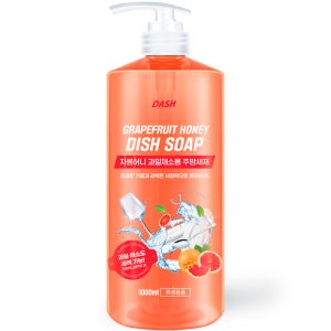 대쉬 자몽허니 채소 과일 주방세제 천연 유래 성분 기름때제거 과일세척 1000ml