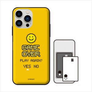 아이폰13프로 카드케이스 수납 하드 빈티지 게임