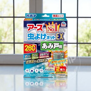 바포나 벌레 모기퇴치제 방충망용 260일용 2개입