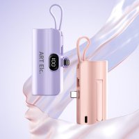 아트일렉 일체형 미니 보조배터리 5000mAh