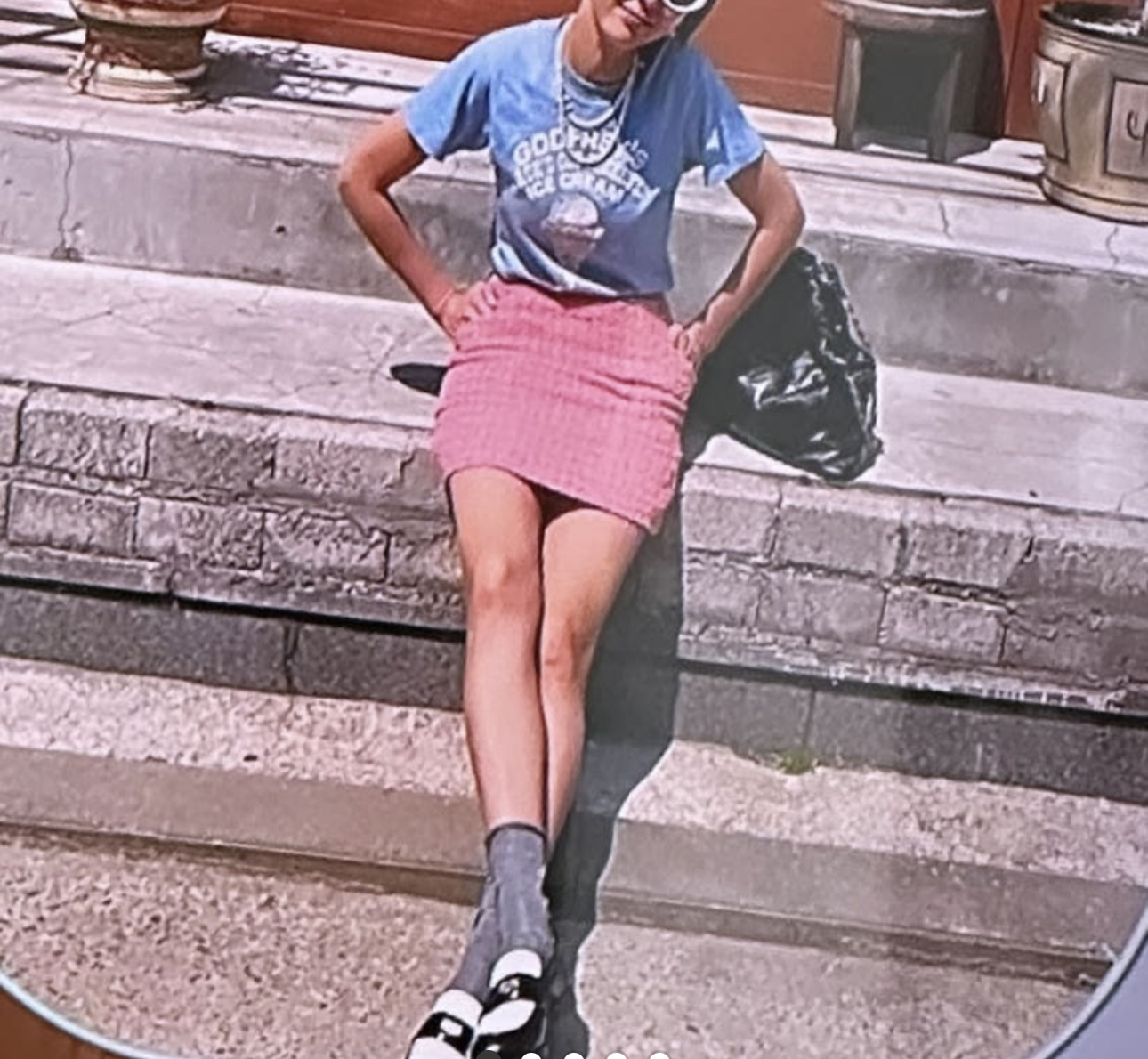 김나영 아이스크림 티셔츠 반팔티셔츠