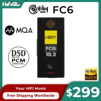 DAC 헤드폰 앰프 2023 HiBy FC6 MQA USB R2R AMP 디코딩 오디오 헤드셋 DSD 안드로이드 iOS 맥 윈도우 신제품