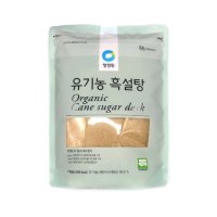 청정원 유기농 흑설탕 1kg 유기농 사탕수수