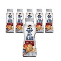 퀘이커 마시는 오트밀 오트&그레인 50g, 6개