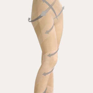 기능성 테이핑레깅스 무릎보호 골반 허리통증 힙업 자세교정 체형보정속옷 바디로직 9부