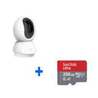 티피링크 Tapo TC71+샌디스크 256GB 회전형 스마트 홈 Wi-Fi 3MP 카메라