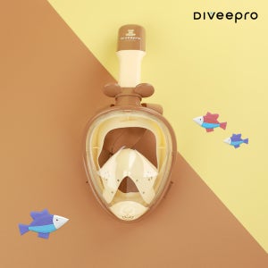 다이비프로 X 테디베어 익스트림 아동용 어린이 스노쿨링마스크 유아 키즈 나혼자산다 박나래