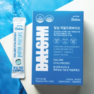 달심 히알프로바이오 3g x 60개입, 속건조 보습+질유래유산균 히알루론산