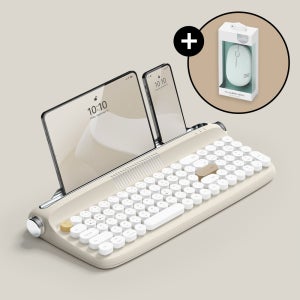 엑토 레트로2 블루투스 멀티페어링 태블릿 아이패드 갤럭시탭 풀배열 키보드 B309