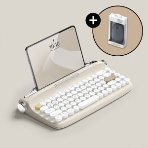 [예약구매] 엑토 레트로2 미니 블루투스 멀티페어링 텐키리스 타자기 키보드 B307