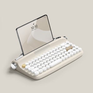 엑토 레트로2 미니 블루투스 멀티페어링 텐키리스 타자기 키보드 B307