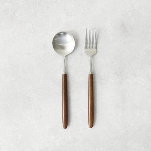 히어키친 우드 커트러리 세트 국산 (디저트 포크 스푼 세트)