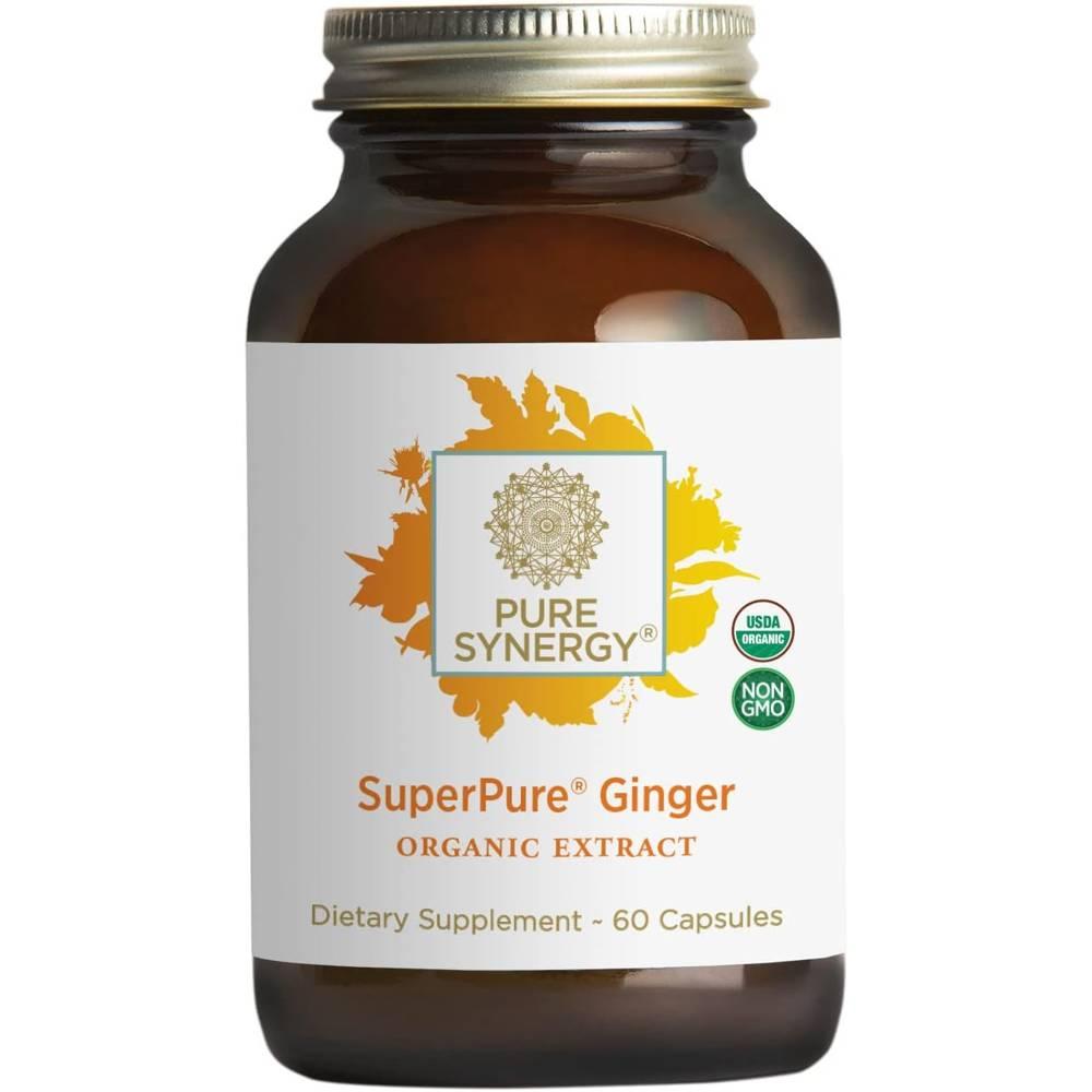 PURE SYNERGY <b>슈퍼 퓨어 진저</b> 생강 추출물 캡슐 60정