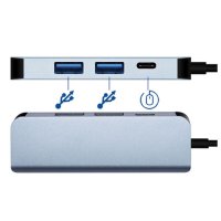 [라피드] USB-C TO HDMI 4in1 멀티허브 RPD-H100