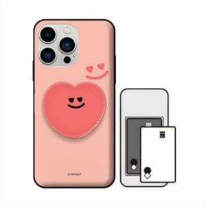 아이폰13프로 카드 케이스 톡 범퍼 귀여운 하트